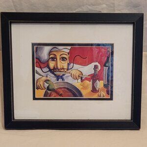 Will Rafuse's Jean Pierre "Guy The Chef 9" X 11" Frame 6" x 4" Print